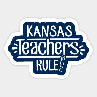 Kansas Teachers Rule Sticker